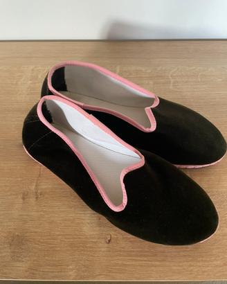 Friulane in velluto bicolor