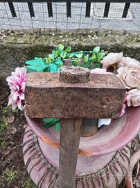 Mazza in ferro antico