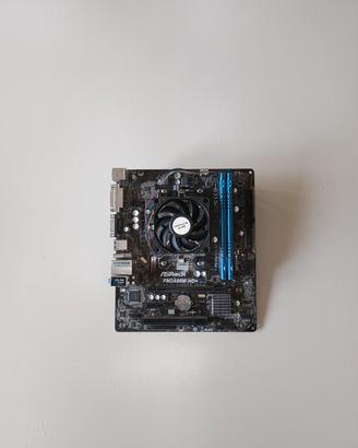 scheda madre + CPU-GPU + 8gb RAM ddr3