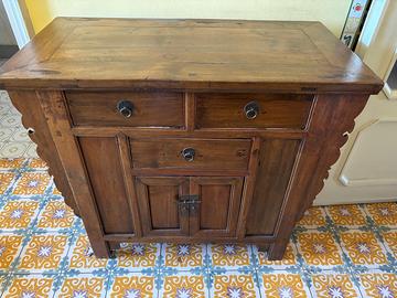 Credenza in legno massello rustico