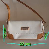 pochette Carpisa bianca e cammello 