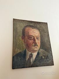 Ritratto antico olio su tela