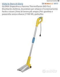 Diserbante elettrico, bruciatore erbacce