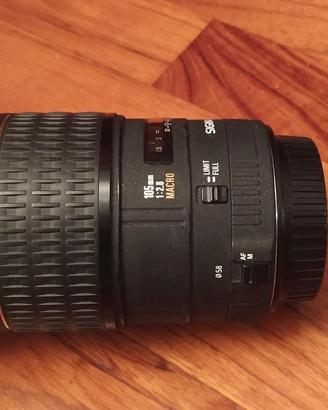 Sigma 105mm 2.8 Macro per Canon, Sony-E, Fuji, m43