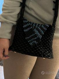 Borsa in macrame Dark boho