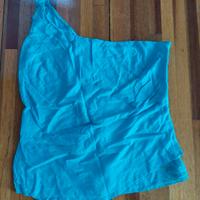 Top Gas azzurro 100% cotone taglia S