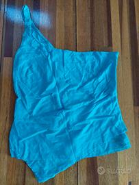 Top Gas azzurro 100% cotone taglia S