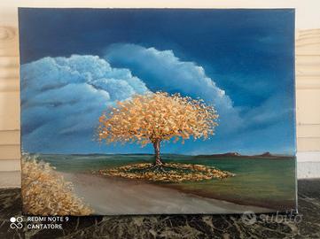 Albero della vita dipinto a mano