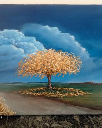 Albero della vita dipinto a mano