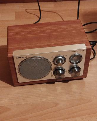 Radio Majestic vintage WR168AX con jack audio 