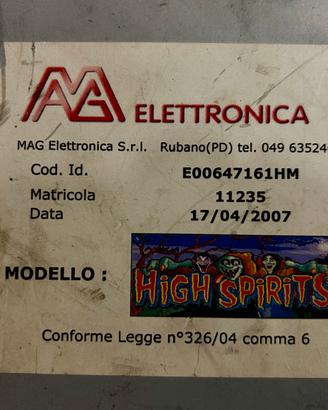 Videogioco High Spirits da collezione