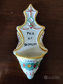 Acquasantiere in ceramica