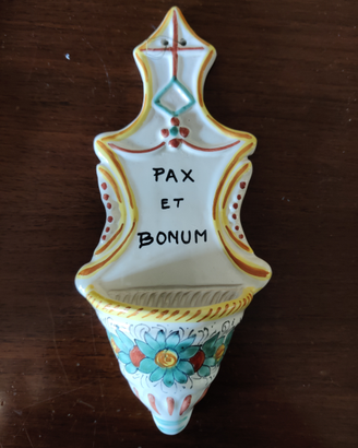 Acquasantiere in ceramica