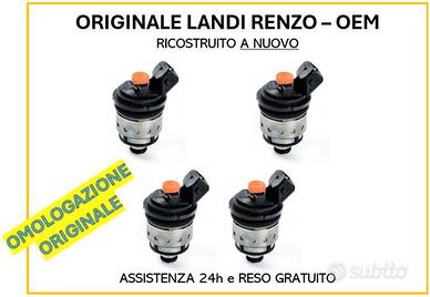 4 iniettori GPL Landi Renzo MED GI25 ORIGINALI OEM