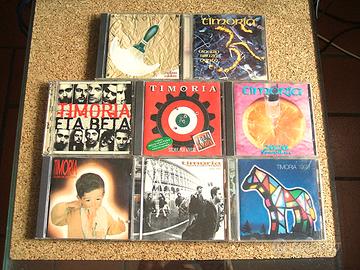 Timoria,, in 8 cd originali dell'epoca