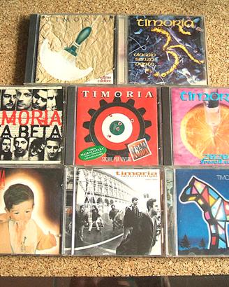 Timoria,, in 8 cd originali dell'epoca