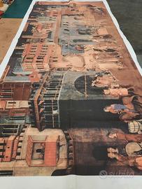 Tessuto da muro Buongoverno di Lorenzetti