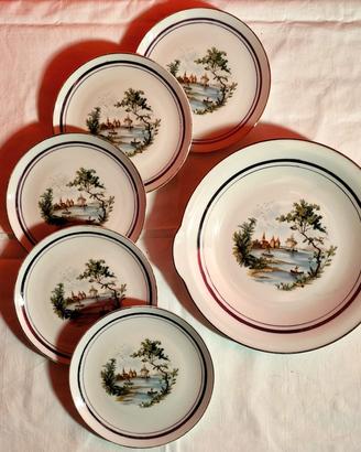 Set Dolce Vintage in Porcellana Bavaria 6 pezzin