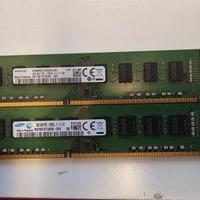 2x 8GB DDR3 RAM Samsung PC3-12800