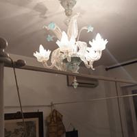 lampadario vetro Murano originale 
