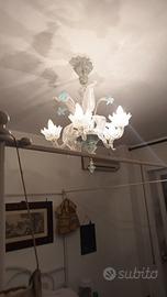 lampadario vetro Murano originale 