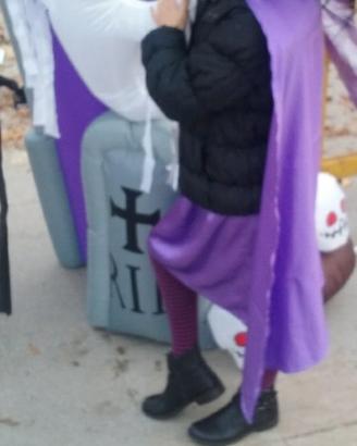 Vestito strega Halloween 5-8 anni