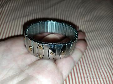 Zoppini Bracciale vintage con inserti in oro 750