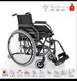 Sedia a rotelle professionale ultraleggera SURACE