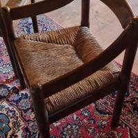 6 sedie Carimate Design Vico Magistretti