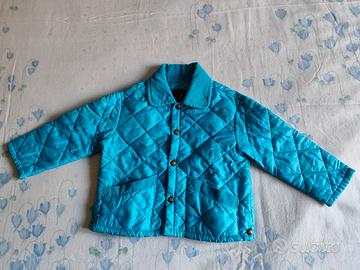 Giacca trapuntata azzurra