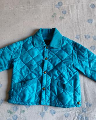 Giacca trapuntata azzurra