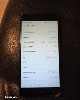 HUAWEI P10 LITE nero