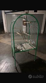 GABBIA VOLIERA PER UCCELLI ARA PAPPAGALLI CANARINI