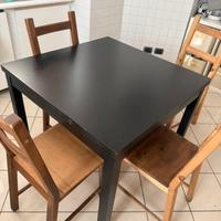 Tavolo allungabile nero  ikea