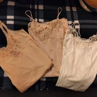 Lotto tre camicie da notte vintage