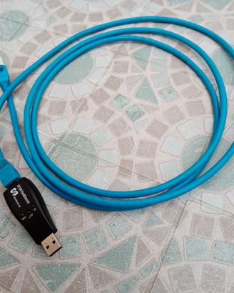 Adattatore di rete e cavo Ethernet