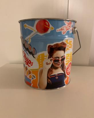 Secchio secchiello in latta Chupa Chups