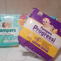 Pannolini Pampers n. 3 e 4