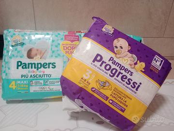 Pannolini Pampers n. 3 e 4