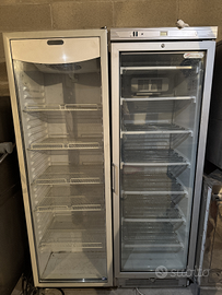 Frigorifero a colonna e congelatore a colonna.