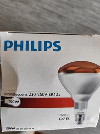 lampade a infrarossi philips 150 W E27