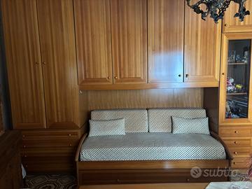 Cameretta completa con armadio a ponte e 2 letti