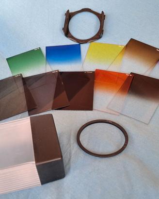 Filtri colorati per fotografia.