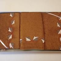 set asciugamani bagno nuovo di qualità 