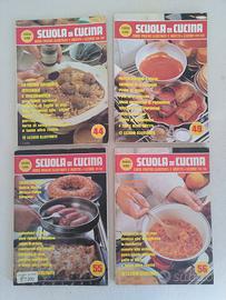 4 fascicoli Scuola di cucina
