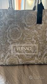 Versace Athena Barocco Tote in jacquard