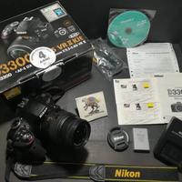 Fotocamera Nikon D3300 kit + Zoom Nikon AFS 18 55