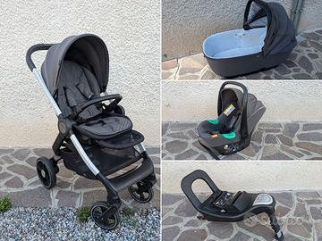 Trio Chicco Alysia + Kiros i-Size + base ISOFIX