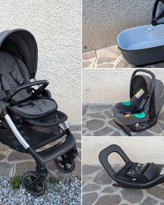 Trio Chicco Alysia + Kiros i-Size + base ISOFIX