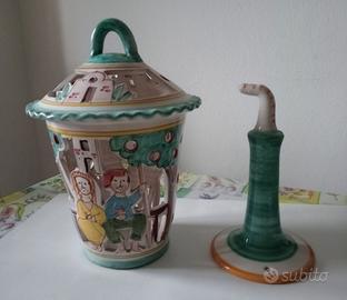 Lanterna in Ceramica Artistica Vietrese